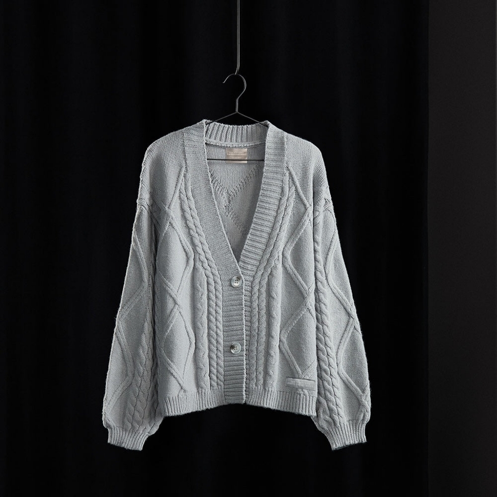 Official Taylor Swift The Tortured Poets Department TTPD Gray Cardigan